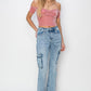 High Rise Cargo Flare RISEN Jeans