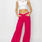 High Rise Wide Leg RISEN Hot Pink Jeans | Whimsical Clothing Style