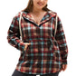 plaid pullover hoodie	