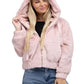 Fluffy Zip-Up Teddy Hoodie