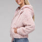 Fluffy Zip-Up Teddy Hoodie