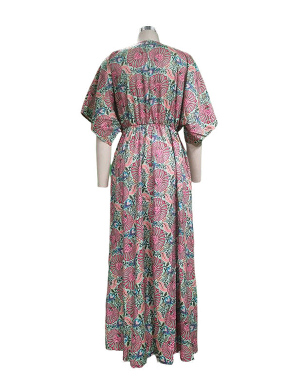 Southern Boho Floral Maxi Dress perfect for garden parties