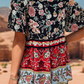 Fashionable Women's Bohemian Blouse with a unique and colorful design