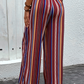 Stylish and comfortable high waist wide leg pants with adjustable tie.