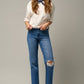 Insane Gene Dark Wash High Rise Straight Jeans | Whimsical Boutique Clothing | Appalachian Style