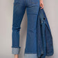 Insane Gene High Rise Cuffed Crop Bootcut Jeans | Boutique Denim | Whimsical Clothing