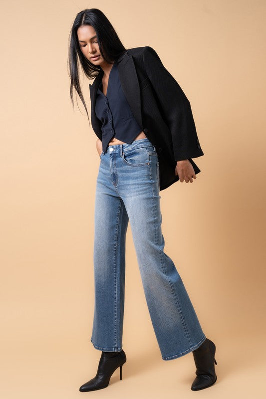 Insane Gene High Rise Relaxed Wide Leg Jeans | Boutique Denim | Appalachian Style