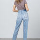 Insane Gene High Rise Tapered Jeans | Whimsical Boutique Clothing