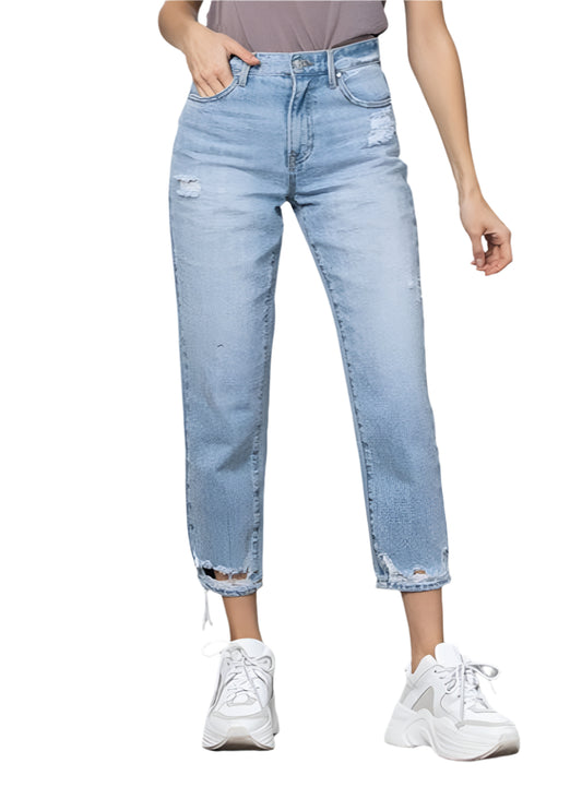 Insane Gene High Rise Tapered Jeans | Whimsical Boutique Clothing