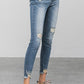 Insane Gene | High Stretch Mid Rise Skinny Jeans | Whimsical Clothing