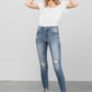 Insane Gene | High Stretch Mid Rise Skinny Jeans | Whimsical Clothing