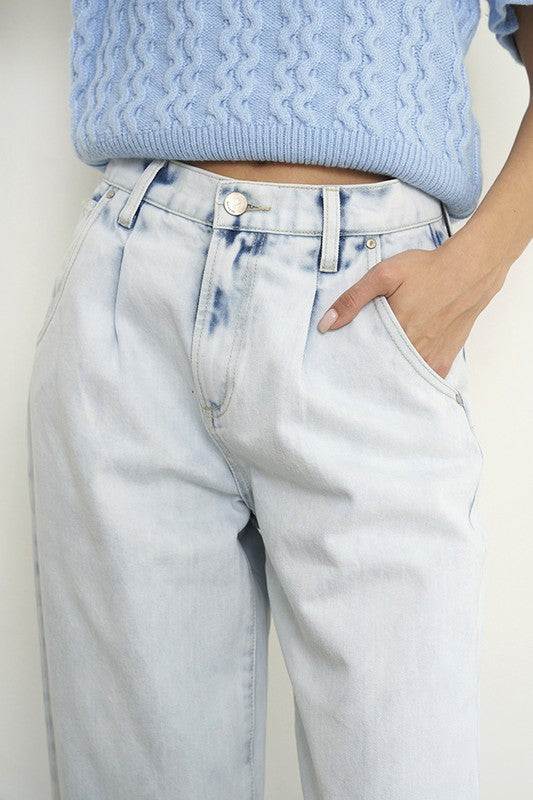 Insane Gene Light Wash Balloon Slouch Jeans | Trendy Whimsical Clothing