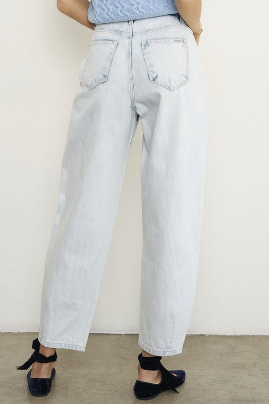 Insane Gene Light Wash Balloon Slouch Jeans | Trendy Whimsical Clothing