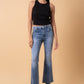 Insane Gene | Mid Rise Cropped Flare Jeans | Boutique Denim | Appalachian Fashion