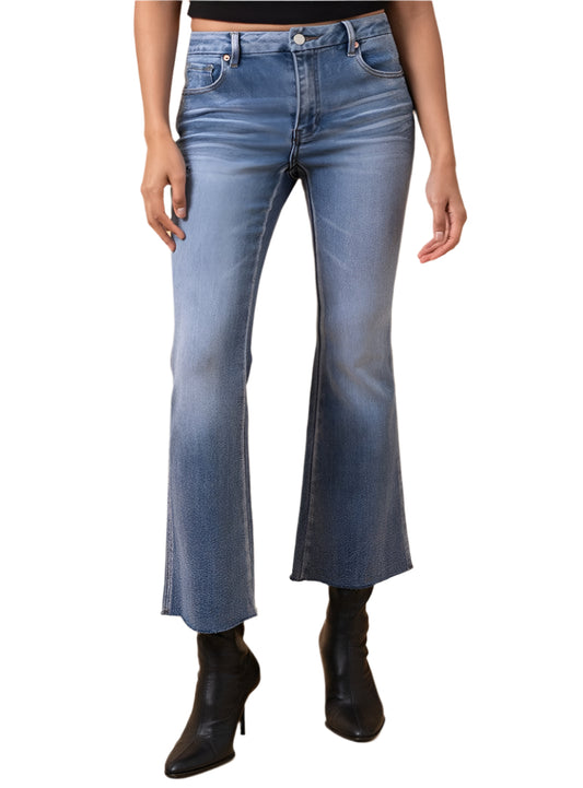 Insane Gene | Mid Rise Cropped Flare Jeans | Boutique Denim | Appalachian Fashion