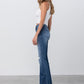 Insane Gene Mid Rise Dark Wash Flare Jeans | Women's Boutique Denim