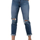 Insane Gene | Mid Rise Slim Boyfriend Jeans | Whimsical Clothing