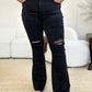 Judy Blue High Waist Distressed Flare Jeans - Whimsical Appalachian Boutique