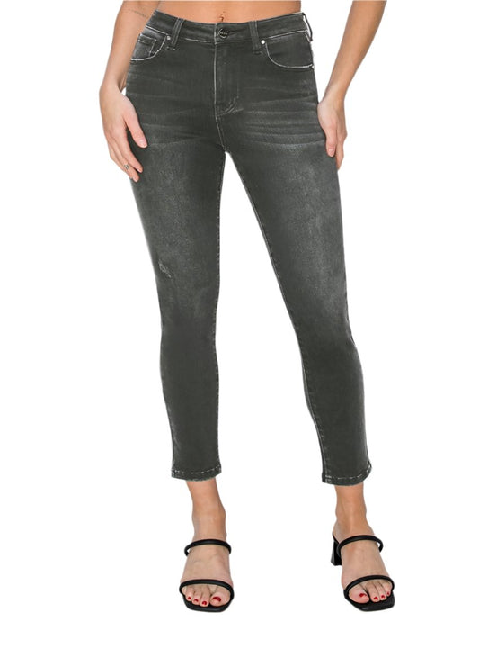 RISEN High Rise Ankle Skinny Jeans