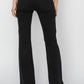 RISEN High Rise Side Slit Cargo Bootcut Jeans In Black - Whimsical Appalachian Boutique