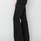 RISEN High Rise Side Slit Cargo Bootcut Jeans In Black - Whimsical Appalachian Boutique