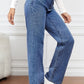 High Waisted Straight Leg Denim Jeans - Whimsical Appalachian Boutique