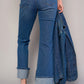 Denim Lab USA High Rise Cuffed Cropped Bootcut Jeans - Whimsical Appalachian Boutique