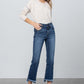 Denim Lab USA High Stretch Frayed Hem Crop Jeans - Whimsical Appalachian Boutique