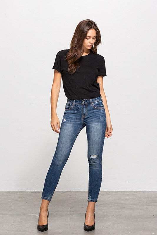 Insane Gene Mid-Rise Ankle Skinny Jeans - Whimsical Appalachian Boutique