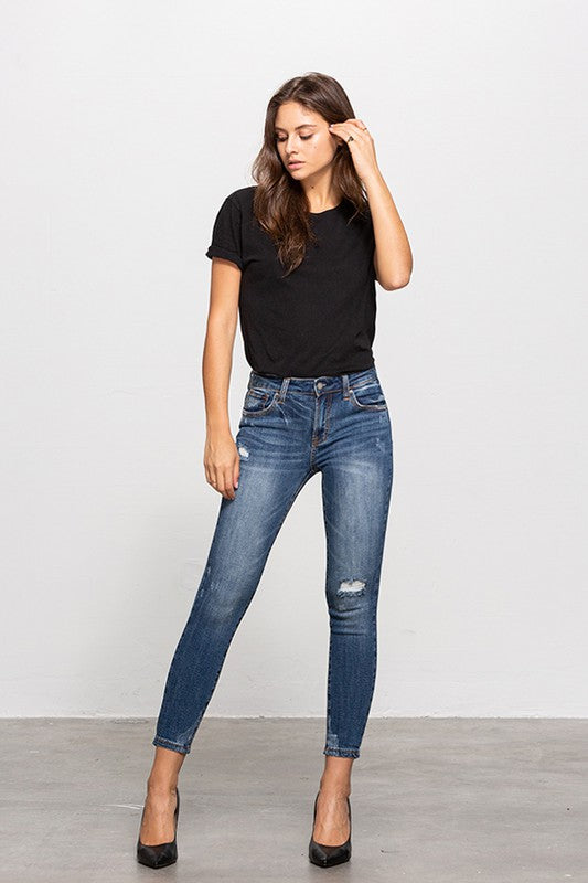 Insane Gene Mid-Rise Ankle Skinny Jeans - Whimsical Appalachian Boutique