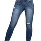 Insane Gene Mid-Rise Ankle Skinny Jeans - Whimsical Appalachian Boutique