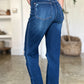 Judy Blue High Waist Rigid Magic Heavy Destroy Straight Jeans - Whimsical Appalachian Boutique