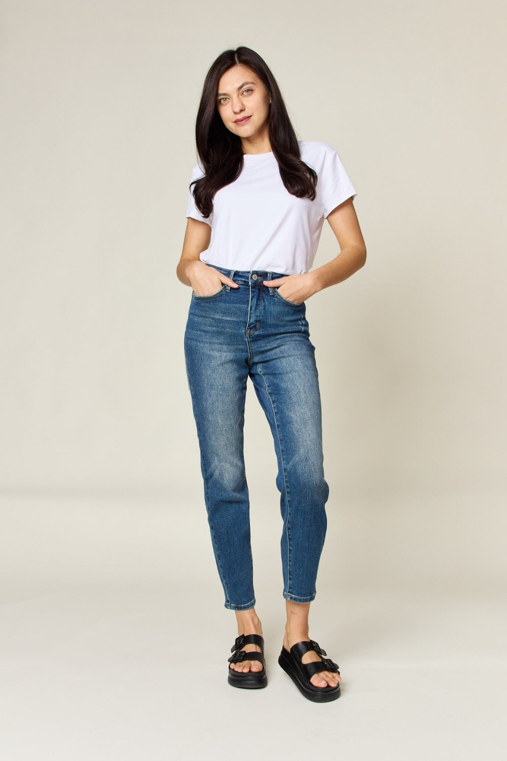 Judy Blue Tummy Control Slim Jeans - Whimsical Appalachian Boutique