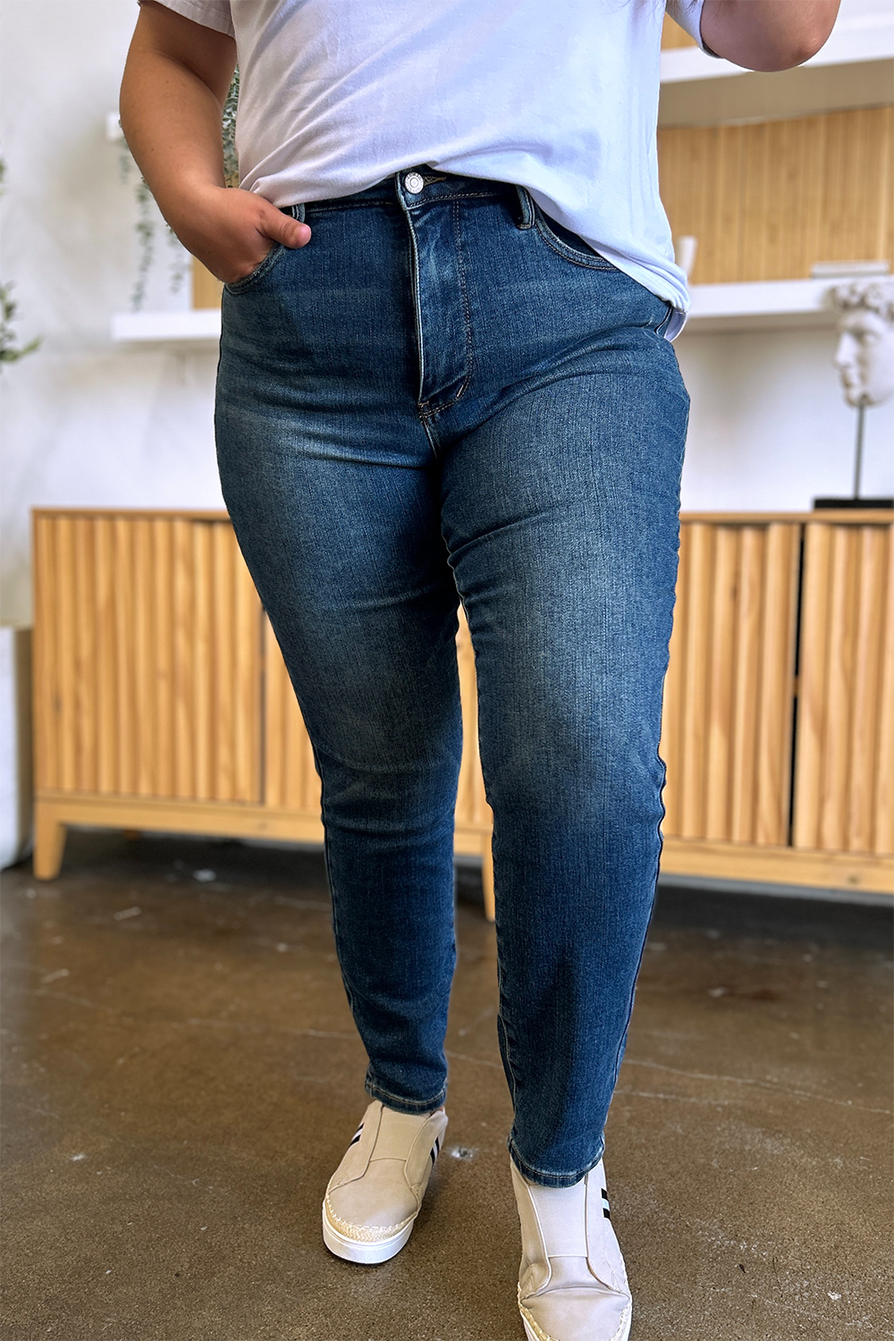 Judy Blue Tummy Control Slim Jeans - Whimsical Appalachian Boutique