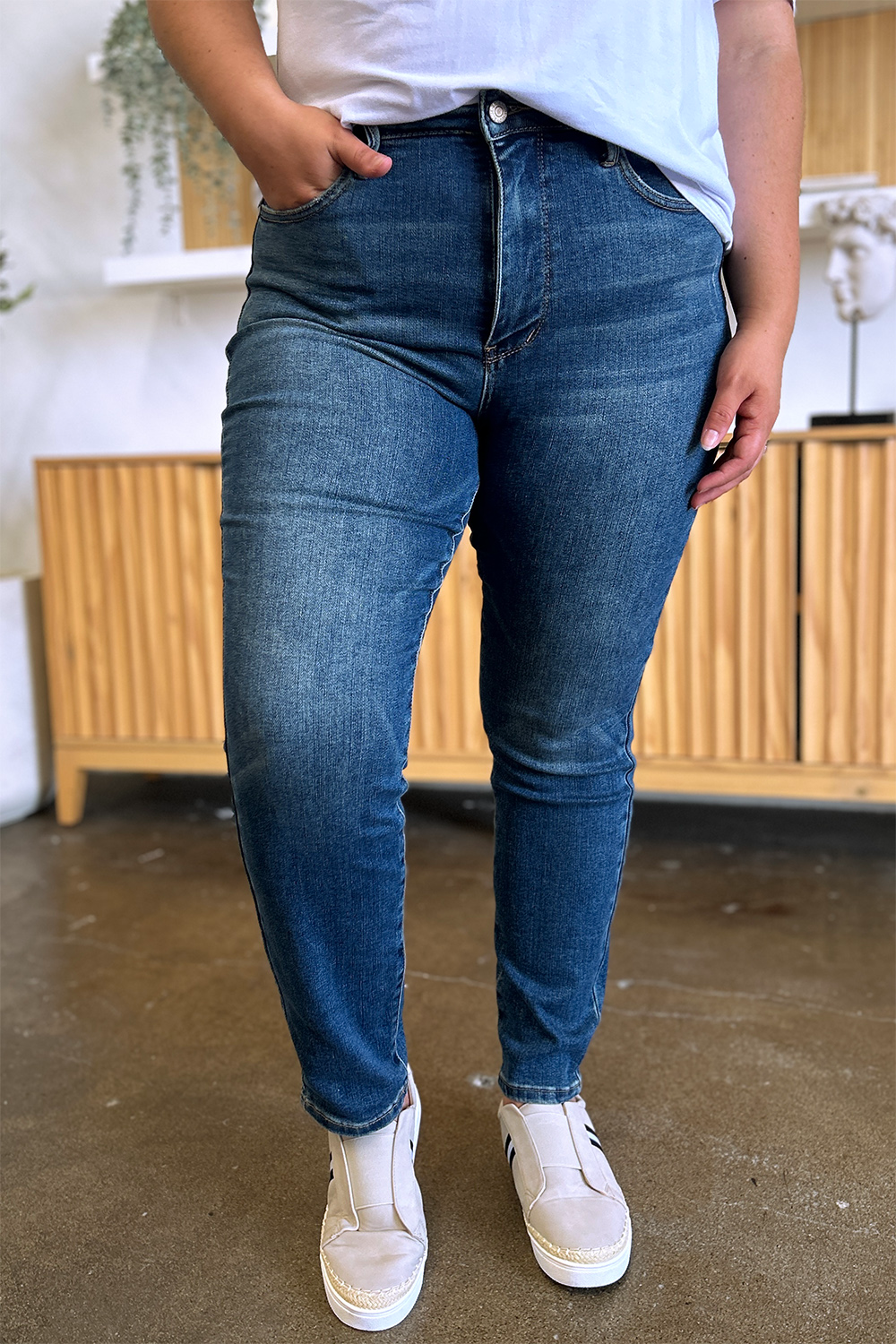 Judy Blue Tummy Control Slim Jeans - Whimsical Appalachian Boutique