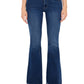 Kancan Cat's Whiskers Raw Hem Flare Jeans - Whimsical Appalachian Boutique