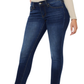 Kancan Mid Rise Gradient Skinny Jeans - Whimsical Appalachian Boutique