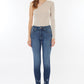 Kancan Raw Hem High Waist Cropped Jeans - Whimsical Appalachian Boutique