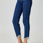 RISEN Embellished Mid Rise Crop Skinny Jeans