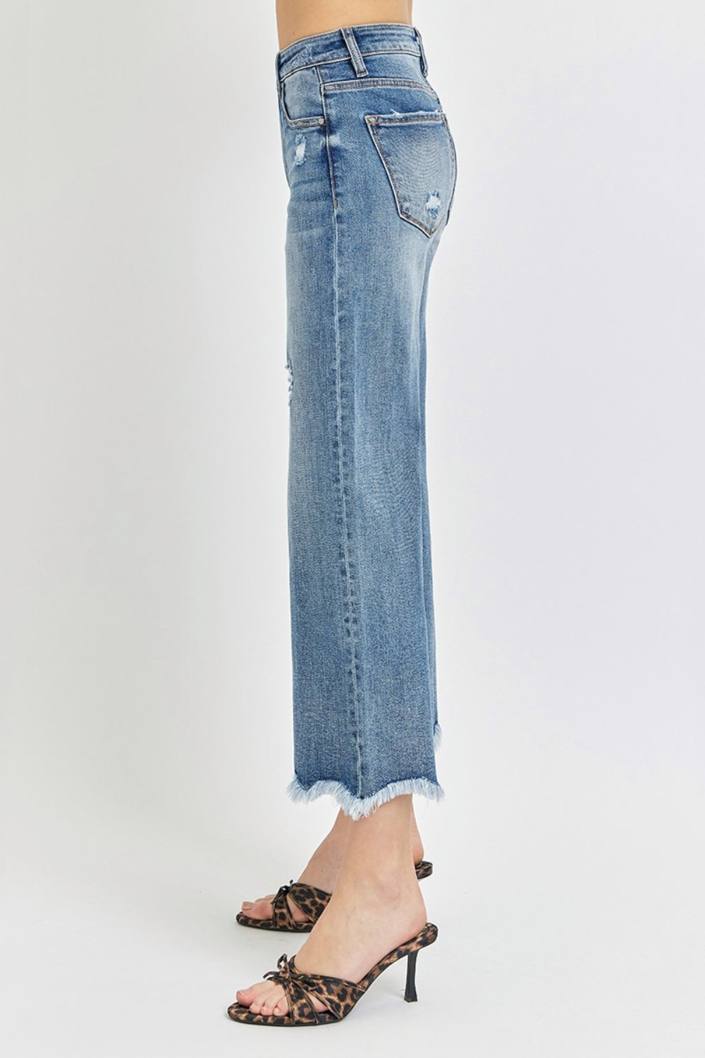 RISEN High Rise Cropped Flare Jeans - Whimsical Appalachian Boutique