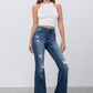 Denim Lab USA Mid Rise Flare Jeans - Whimsical Appalachian Boutique