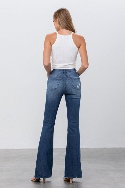 Denim Lab USA Mid Rise Flare Jeans - Whimsical Appalachian Boutique