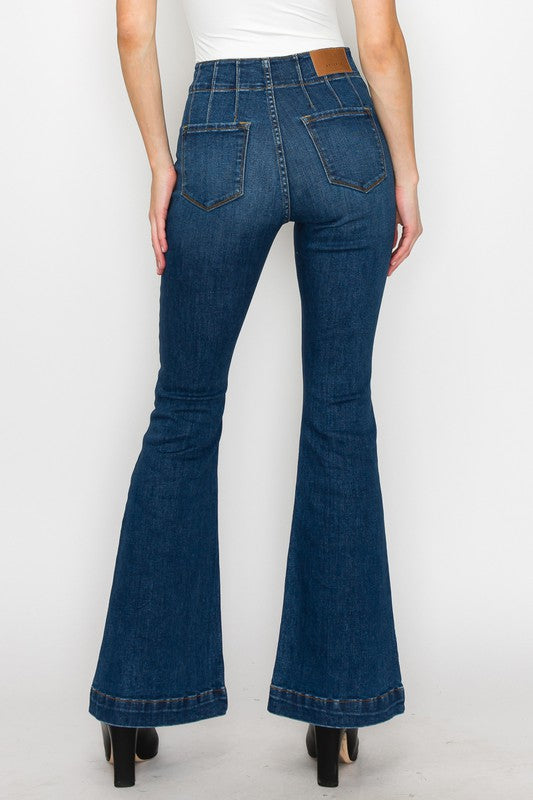 Artemis Vintage Plus Size High Rise Modern Flare Jeans 