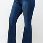 Denim Lab USA Mid Rise Banded Wide Flare Jeans - Plus Size - Whimsical Appalachian Boutique