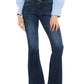 Kancan Dark Mid Rise Flare Jeans - Whimsical Appalachian Boutique