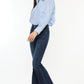 Kancan Dark Mid Rise Flare Jeans - Whimsical Appalachian Boutique