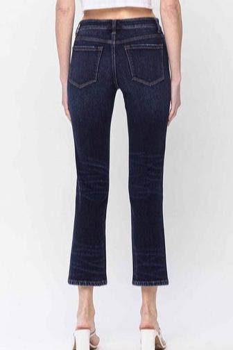 Flying Monkey Mid Rise Slim Straight Jeans - Whimsical Appalachian Boutique