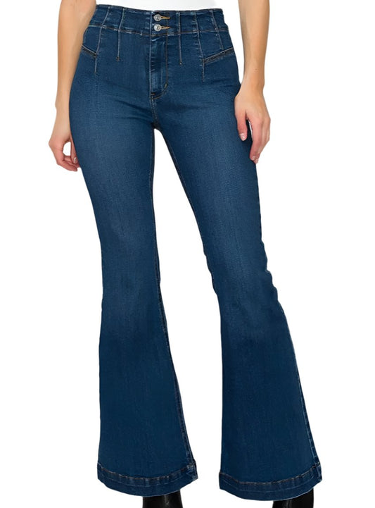 Artemis Vintage High Rise Modern Flare Jeans