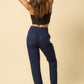 Denim Lab USA Super High Rise Roll Up Slouch Jeans - Whimsical Appalachian Boutique