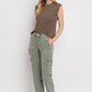 VERVET High Rise Cargo Straight Jeans - Whimsical Appalachian Boutique